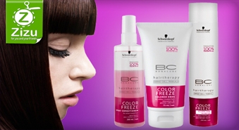 Набор для окрашенных волос от SCHWARZKOPF Professional со скидкой -54%. Шампунь, кондиционер и средство для кончиков!