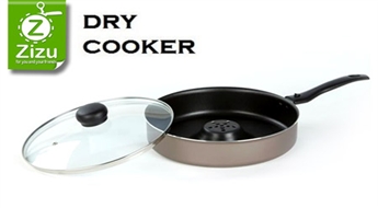 BEZMAKSAS KUPONI: Populārā nepiedegošās virsmas Dry Cooker panna ar 64% atlaidi. Rīgā, Jelgavā, Liepājā, Daugavpilī, Ventspilī un Valmierā!