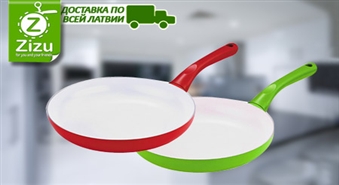 ДОПОЛНИТЕЛЬНАЯ СКИДКА -10%: Экологическая сковорода с керамическим покрытием «KaiserHoff» (26 см) всего за 8,1 Ls. Доставка ПО ВСЕЙ ЛАТВИИ!