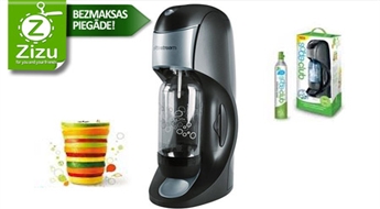 «Soda Stream Dinamo» для приготовления газированной воды и лимонада + 2 сиропа в подарок всего за 38,9 Ls. БЕСПЛАТНАЯ ДОСТАВКА от Post24!