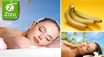 Garastāvokli uzlabojoša banānu SPA procedūra visam ķermenim – pīlings, masāža un ietīšana – tikai par Ls 12,5. Dienvidu zemju saules koncentrāts!