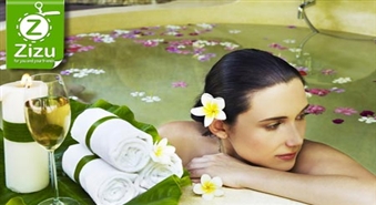 Кислородная массажная ванна с минералами Мертвого моря со скидкой -56%.  Бодрость духа и релакс!