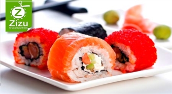 Suši sets no 32 maki sushi ar 50% atlaidi. Suši saliņa Rīgā un Jelgavā!