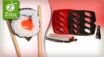 Комплект «Sushi Magic» для экспресс-приготовления суши Maki и Nigiri со скидкой -51%. Все готово на счет «раз-два»!