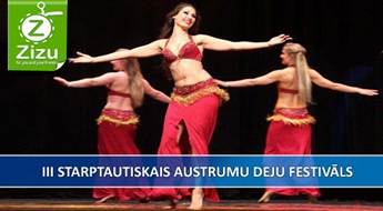 Biļetes uz krāšņo Starptautiskā Austrumu Deju Festivāla AZURE-2013 Gala-koncertu ar 45% atlaidi. Uzstāsies pasaules bellydance zvaigzne no Ēģiptes!