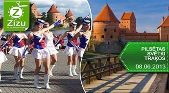 Jūnija ceļojums uz Traķu pilīm un muižām pilsētas svētku laikā ar 50% atlaidi. Baltijas vasaras svinības!