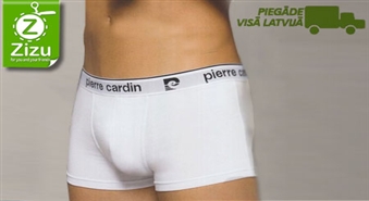 ПО ВСЕЙ ЛАТВИИ: Стильные мужские боксеры от PIERRE CARDIN со скидкой -54%. Комфорт, достойный тебя!