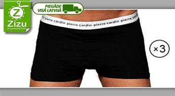 50) Komplekts no TRIM dabīga materiāla Pierre Cardin vīriešu bokseršortiem, izmērs S