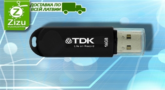 USB zibatmiņa TDK 16 GB ar Lock Software aizsardzību – 50% atlaide. Ietilps it viss, kas nepieciešams VISĀ LATVIJĀ!