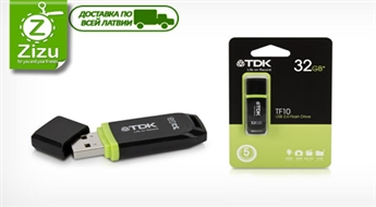 USB-флешка TDK на 16 GB или 32 GB, всего за 7,3 Ls. Доставка ПО ВСЕЙ ЛАТВИИ!