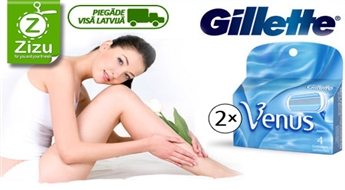 DIVI Gillette Venus skūšanās kasešu komplekti sievietēm (kopā 8 gab.) tikai par Ls 11 (€ 15,65). Piegāde VISĀ LATVIJĀ!