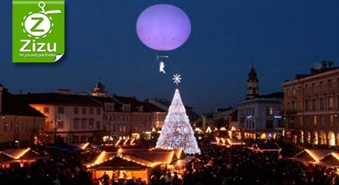 Ziemassvētku ceļojums uz krāšņi izrotāto Viļņu ar 50% atlaidi. Sajūtiet cepumu un karstvīna svētku aromātu!