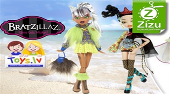 Куклы Bratzillaz из серии «Полуночный пляж» и «Back to magic», начиная всего от 9,9 €. Доставка ПО ВСЕЙ ЛАТВИИ!