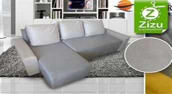 Раскладной угловой диван «Luna» с вместительным ящиком для белья всего за 249 €. Доставка ПО ВСЕЙ ЛАТВИИ!