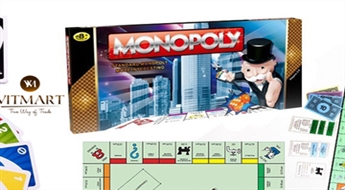 Galda spēle „UNO” vai „MONOPOLY”, sākot tikai no € 3,9. PIEGĀDE visā LATVIJĀ!