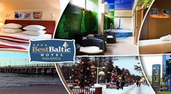 ПАЛАНГА: LUX-отдых ДЛЯ ДВОИХ (1 или 2 ночи) в гостинице «Best Baltic Hotel Palanga» по выбранной программе, начиная всего от 59 €!