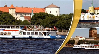 КАЖДЫЙ ДЕНЬ: Круиз по Даугаве – «Панорама Риги», «Saulrieta reiss» или прогулка в сторону Рижского залива – на корабле «Jelgava», «Horizonts» или «Liepāja» всего за 5 € для взрослого и за 1,9 € для ребенка!