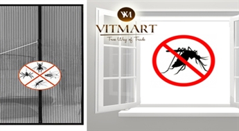Сетка от комаров и других насекомых на дверь всего за 3,9 €. ДОСТАВКА по всей ЛАТВИИ!