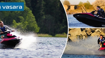 Brauciens ar ūdens motociklu Sēkļa ezerā vai Engures vai Apšuciema piekrastē, sākot tikai no € 14!