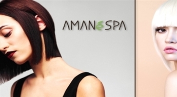 Женская стрижка и укладка волос в салоне «AMANE SPA» со скидкой -64%!