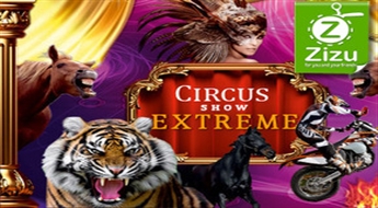 ПОСЛЕДНЯЯ ВОЗМОЖНОСТЬ: Билеты на потрясающее цирковое шоу «ЭКСТРИМ» со скидкой -60%. Цветные наряды, спецэффекты, экзотические животные и лучшие акробаты!