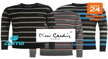 Pierre Cardin plāns strīpains džemperis