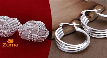 Серьги из серебра 925 пробы