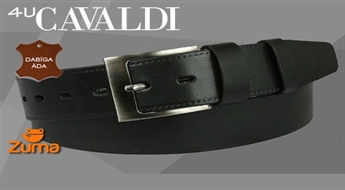 Элегантный и практичный кожаный ремень от Cavaldi