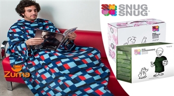 Плед с рукавами Snug Snug для уютных вечеров!