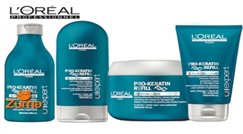 L'OREAL Professionnel Keratin Refill matu līdzekļi XL iepakojumos
