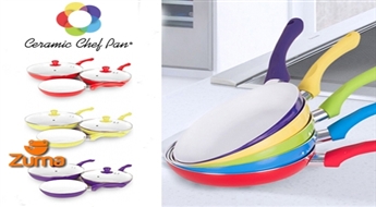 Комплект керамических сковородок Ceramic Chef Pan 1