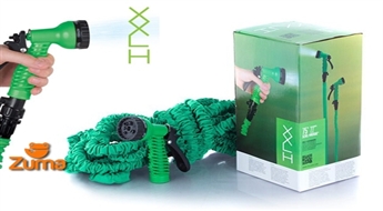 XXL HOSE эластичный садовый шланг 22m  с семью различными режимами поливки