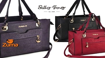 Сумка из искусственной кожи от английского бренда Sally Young SY1397