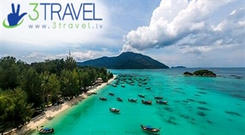 Avio ceļojums uz Taizemi - Bangkoka – Khao Sok – Krabi – Koh Lipe - Atpūta Krabi un skaistākajā Taizemes salā Ko Lipe!