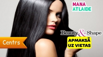 Laminēšana - atjaunošanas programma Botox par 45€ salona "Beauty & Shape"!