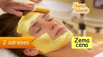 Ekskluzīva zelta vai sudraba sejas maska tikai 21.50€!
