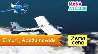 Lidojums ar divvietīgu lidmašīnu AEROPRAKT-22 tikai par 21.50€!
