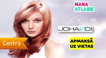 Покраска волос в один тон + стрижка + укладка за 24.90€ в салоне "Johaidi"!