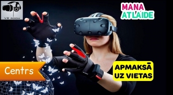 Virtuālās realitātes istaba (1.5 stunda) par 35€ komandai līdz 10 cilvēkiem no "VR room"!