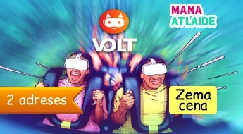 Aттракцион виртуальной реальности "VOLT" от 3€! Захватывающе приключение!