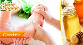Лечебная релаксация: рефлексотерапия ступней + в подарок массаж ног всего за 9.90€!