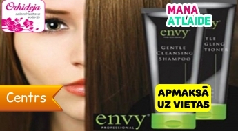 Профессиональная, кератиновая косметика для волос "Envy” за 10.89€ в салоне „Orhideja”.