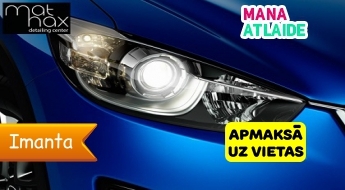 Automašīnu lukturu pulēšana par 14.90€ autoservisā "Mathax"!