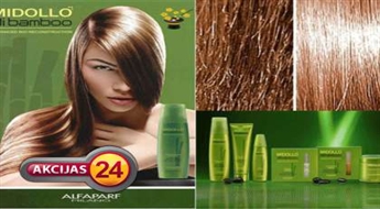 Midollo di Bamboo (matu ārstēšana) matu kauterizācija + matu galu griešana salonā "Venezia" vai "Eklektik" ar 51% atlaidi!