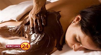 Relaksējoša šokolādes procedūra visam ķermenim kabinetā "Skaisto Sajūtu Pietura": Šokolādes pilings + ietīšana visam ķermenim + karaliska šokolādes maska kaklam un dekoltē!
