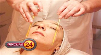 Салон красоты " Šangri La" предлагает Вам эксклюзивную процедуру - массаж лица с янтарными палочками со скидкой 48%!