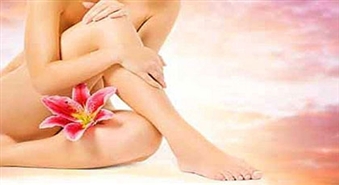 Vaksācija sievietēm ar 60% atlaidi ar karsto vasku visas kājas garumā + bikini salonā FLEUR pilsētas centrā  par 12.00 Ls