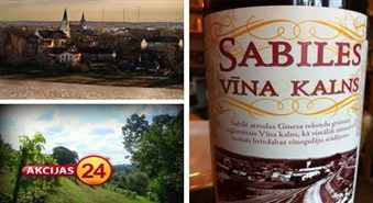 Kuldīga - dodies apskatīt Ventas rumbu, Sabiles vīna kalnu un izbaudīt vīna degustēšana. Ar 55% atlaidi!