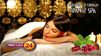 Витаминный СПА ритуал с брусникой в студии красоты "Orange Spa" со скидкой 53%!