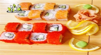 Прекрасная идея для обеда или ужина с доставкой на дом! VIP комплект суши (32 шт.) со скидкой 35%!